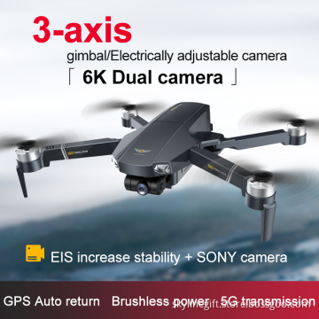 JJRC X20 RC Drone GPS Brushless with 4K 3-axis Gimbal Dual Camera Professional 5G Foldable Quadcopter Helicopters Toys Gifts